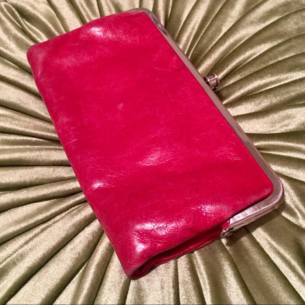 Hot Pink Hobo Wallet